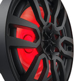 NXL 8' 2-Way Coaxial Marine Speaker with LED RGB Lights | 125W RMS 4-Ohm - side view | Silarius