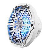 NXL 8' 2-Way Coaxial Marine Speaker With LED RGB Lights 125 Watts Rms 4-Ohm - detail view | Silarius