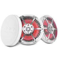 8' Marine 2-Way Hybrid Speaker with RGB LED, Compression Driver and Neodymium Magnet | 350W RMS 4-Ohm - front view | Silarius