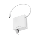 Gitryin Retractable 65W Fast Charger for 3C Devices - front view | Silarius