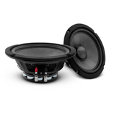 PRO 8' Neodymium Carbon Fiber Water resistant Cone Mid-Bass Loudspeaker 300 Watts Rms 2-Ohm - side view | Silarius