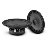 PRO 8" Shallow Carbon Fiber Water resistant Cone Mid-Bass Loudspeaker 275 Watts Rms 4-Ohm - side view | Silarius