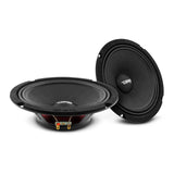 PRO 8' Shallow Neodymium Full-Range Loudspeaker 200 Watts Rms 4-Ohm - side view | Silarius