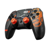 MODDEDZONE BlackZone PS5 CUSTOM MODDED CONTROLLER - angle view | Silarius