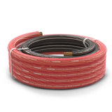 0-GA Ultra Flex CCA Ground Power Cable 5 Ft Black and 20 Ft Red Kit - side view | Silarius