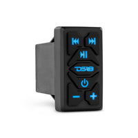 Marine And Powersports Waterproof Rocker Switch Bluetooth Audio Receiver With Controls - front view | Silarius