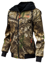Shadow Women's Heated Hunting Hoodie - Available in Mossy Oak and Real Tree - detail view | Silarius