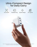 Anker Nano Charger (70W, 3 Ports) - detail view | Silarius