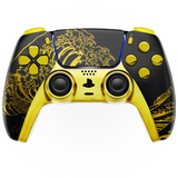 MODDEDZONE BLACKOUT SURGE PS5 CUSTOM MODDED CONTROLLER - front view | Silarius