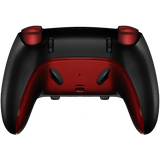 MODDEDZONE BLACK/RED PS5 DualSense Edge Custom Modded Wireless Controller - side view | Silarius