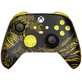 MODDEDZONE BLACK WAVE XBOX SERIES X CUSTOM MODDED CONTROLLER - front view | Silarius
