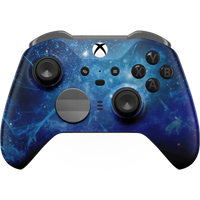 MODDEDZONE BLUE NEBULA XBOX ELITE SERIES 2 CUSTOM MODDED CONTROLLER - front view | Silarius