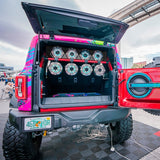 Ford Bronco 6th Gen 4-Door Overhead Bar System fits 4 x 8' speakers + 2 x 6.5' Speakers and 2 x 3.7... - side view | Silarius
