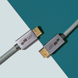 8K DisplayPort Cable - rear view | Silarius