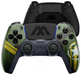 MODDEDZONE ARMY MECHA EXTREME PS5 SMART PRO CUSTOM MODDED CONTROLLER - front view | Silarius