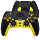 MODDEDZONE BLACK GOLD EXTREME PS5 SMART PRO CUSTOM MODDED CONTROLLER - detail view | Silarius