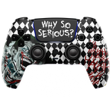 MODDEDZONE BLACK MASK M Series PS5 Custom Modded Controller - front view | Silarius