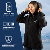 Sahara II Women's Heated Jacket - detail view | Silarius