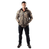 Shadow Men's Heated Hunting Hoodie - Available in Mossy Oak and Real Tree - detail view | Silarius