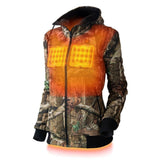 Shadow Women's Heated Hunting Hoodie - Available in Mossy Oak and Real Tree - front view | Silarius