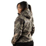 Shadow Women's Heated Hunting Hoodie - Available in Mossy Oak and Real Tree - detail view | Silarius