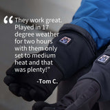 Stealth Heated Glove Liners - NO BATTERIES - GLOVES ONLY - detail view | Silarius