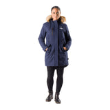 Terra Womens Heated Parka - side view | Silarius