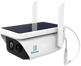 Silarius SIL-SOLARB3MPWIFI36 Bullet 3MP 3.6mm Solar Powered WiFi Camera 3W Panel - side view | Silarius