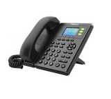 Silarius SILCIPP3SPW Basic Business Color Screen IP Phone - side view | Silarius