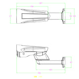 Silarius SIL-B5MPPTZ10 5MP Bullet PTZ Camera 10x Optical Zoom NDAA Compliant - front view | Silarius