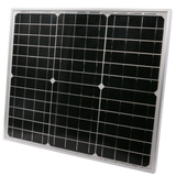 Silarius SIL-SOLARB5MP4G60W40AH Bullet 5MP 4G Solar Camera 60W 40AH Panel - side view | Silarius