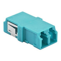 Hubbell FANLCDSC6AQ Fiber Optic Cable Connector, LC Duplex Snap Mount, Zirconium, 6-Pack