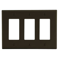 Hubbell PJ263 3-Gang Decorative Wall Plate
