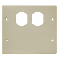 Hubbell HBL4747BXIV, Raceway, 2-Pack, 2-Gang, Ivory