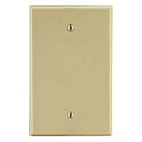 Hubbell PJ13I M-Size 1-Gang Box-Mount Wall Plate, Ivory