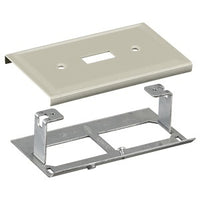 Hubbell HBL3040CEIV Raceway Plate Toggle for HBL 3000 Series, Ivory