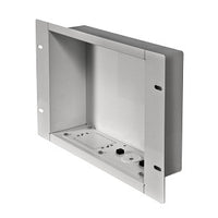 Peerless-AV IBA2-W In-Wall Accessory Box for Recessed Cable Management and Power Storage, Usable Space 13.10" x 9.60" x 3.76" D, White