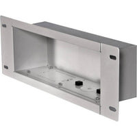 Peerless-AV IBA3-W In-Wall Accessory Box for Recessed Cable Management and Power Storage, Usable Space 13.10" x 4.35" x 3.76" D, White