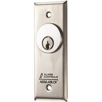 Alarm Controls by ASSA ABLOY MCK-4-2 Alarm Controls MCK-4-2 MCK Series Mortise Cylinder Key Switch Station, SPDT Alternate, Single Gang