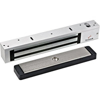 DynaLock 2280-US28-HSM 2280-HSM 2280 Series Single SlimLine Electromagnetic Lock for Outswing Door with HSM, Satin Aluminum