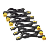 APC AP8706R-WW Power Cord Kit, Locking, C13 to C14 (90 Degree), 6-Pack, 1.8m