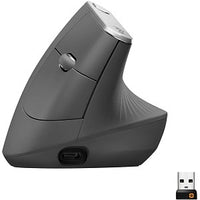 Logitech 910-005447 MX Vertical Wireless Optical Ergonomic Mouse with USB and Bluetooth Connection, Graphite