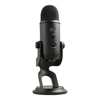 Logitech 988-000100 Yeti Premium Multi-Pattern USB Microphone with Blue VO!CE, Blackout
