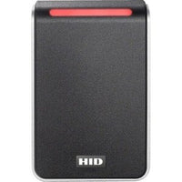 HID 40TKS-T3-000000 Signo 40 Wall Mount Reader, Terminal Strip Connection, Custom Profile, Black with Silver Trim