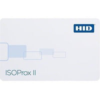 HID 1386LGGNV ISOProx II 1386 Printable Proximity Card, Programmed, Glossy Front and Back, No Numbers, Vertical Slot