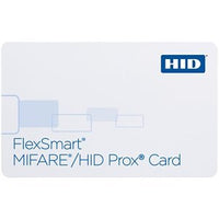 HID 1431LGGNNM FlexSmart 1431 MIFARE and Prox Combo PVC 1K Printable Smart Card, Programmed 125KHz, Glossy Front and Bac