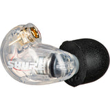 Shure SE215-CL-Right Side Earphone Kit with Coiled IFB Earphone Cable (Clear)