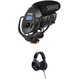 Shure VP83F LensHopper Shotgun Microphone with Integrated Audio Recorder and Headphones Kit
