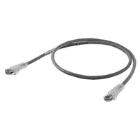 Hubbell HC6GY25 NEXTSPEED CAT6 Speed Gain Patch Cord, Slim, 25', Gray