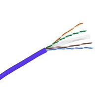 Hubbell HC6RRP CAT6 NEXTSPEED Cable, Riser, Sweep Tested to 550 MHz, 1000' REELEX Box, Purple